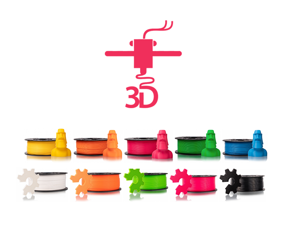 Starter Fan Pack 3D – Filamenti PLA/ABS colori assortiti