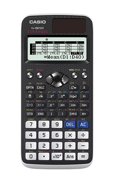 Calcolatrice simbolica tecnico-scientifica CASIO FX-991EX (ammessa agli Esami di Stato)