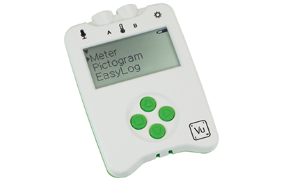 Datalogger Vu + registratore di dati con 3 sensori integrati